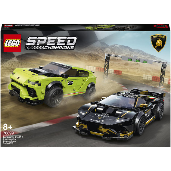 LEGO Speed Champions Lamborghini Urus ST-X & Lamborghini Huracán Super Trofeo EVO (76899)