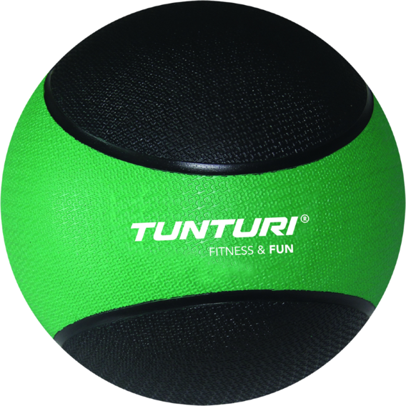 Мяч для фитнеса Медбол Tunturi 2 кг зелено-черный (14TUSCL318)