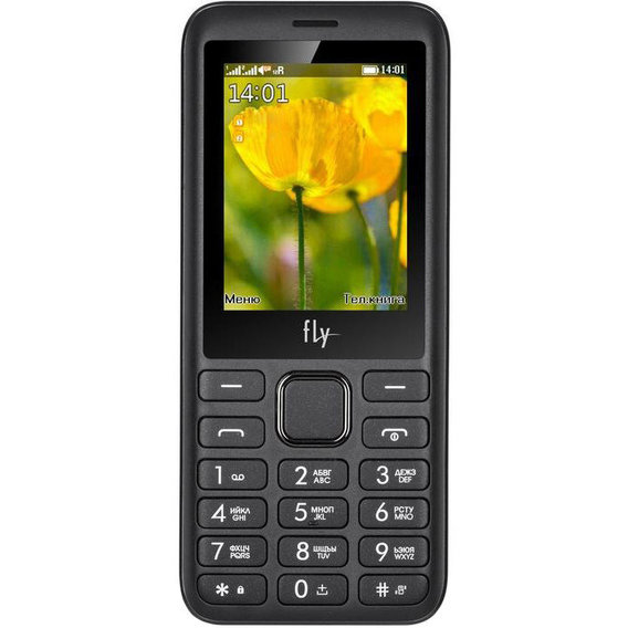 Мобильный телефон Fly FF249 Dual Sim Black (UA UCRF)