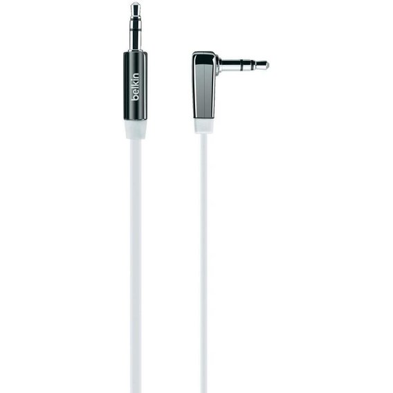 Кабель Belkin Audio Cable AUX 3.5mm Jack Mixit 90cm White (AV10128cw03-WHT)