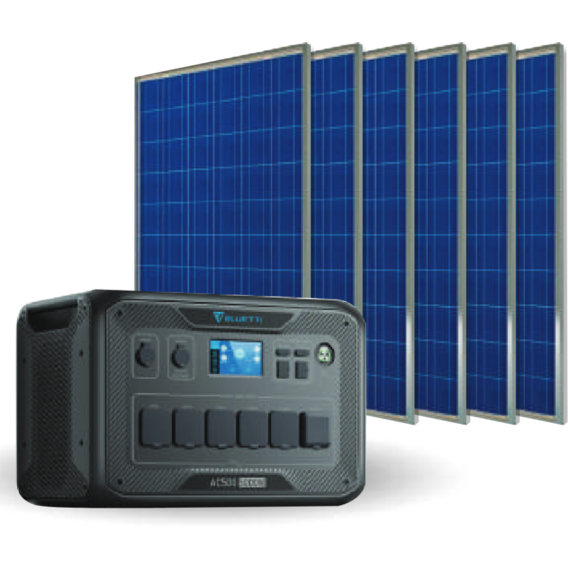 Комплект Bluetti AC500 5000W + B300S 3072Wh + 6х Фотомодулей JA Solar JAM54S30-400/MR