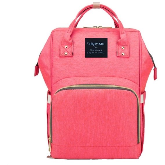 Рюкзак-сумка органайзер Cybee Baby-Mo для мам розовый