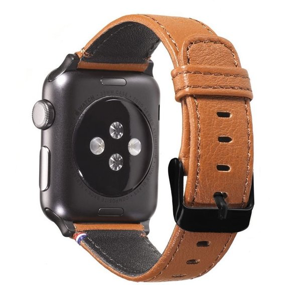 Аксессуар для Watch Decoded Leather Band Brown (D5AW38SP1BN) for Apple Watch 38/40mm