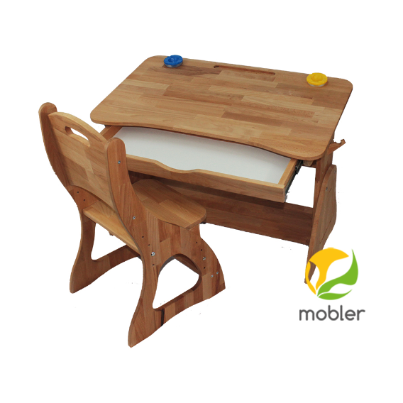 Комплект Mobler: парта+стул (р190-1+c300)