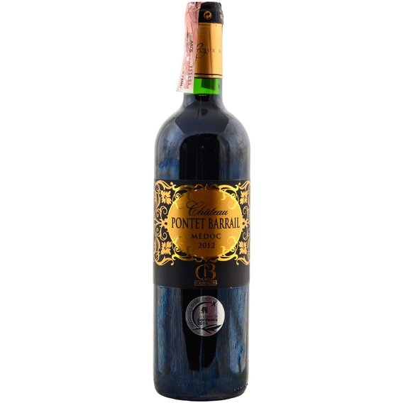 Вино Château Pontet Barrail Medoc Cru Bourgeois червоне сухе 0.75 л (FSH_3760131602135)