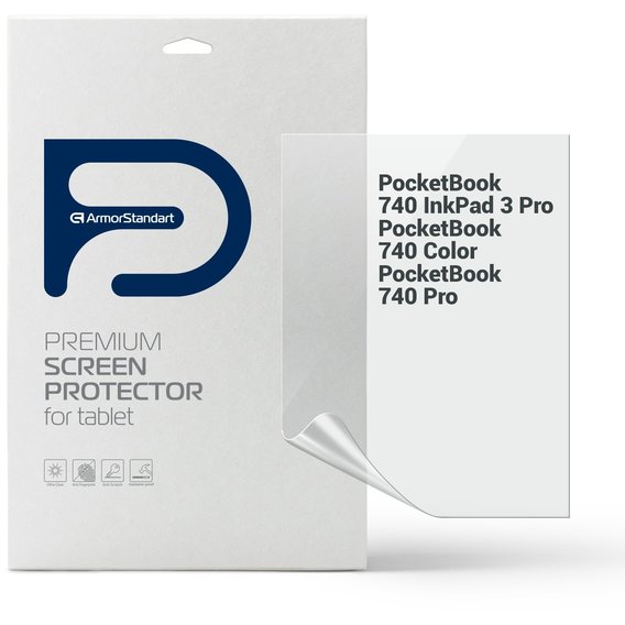 Аксессуар к электронной книге ArmorStandart Hydro-Gel Screen Protector Clear for PocketBook 740 InkPad 3 Pro / 740 Color / 740 Pro (ARM66081)