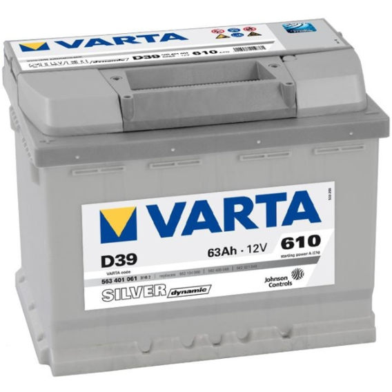 Автомобильный аккумулятор Varta Silver Dynamic 63Аh (563401061)