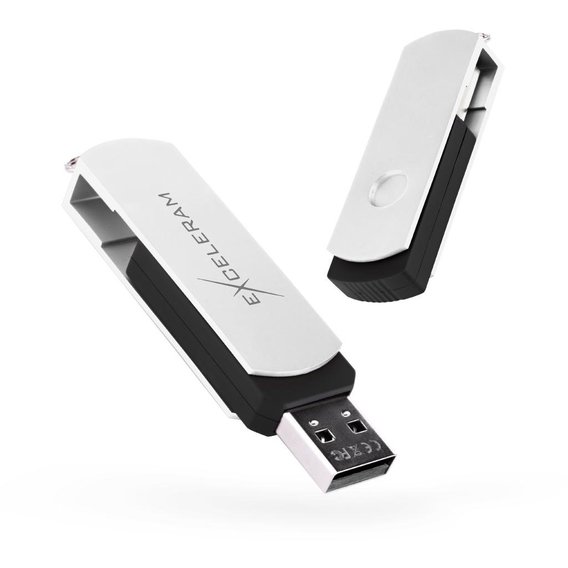 USB-флешка eXceleram 16GB P2 Series USB 2.0 White/Black (EXP2U2WH2B16)