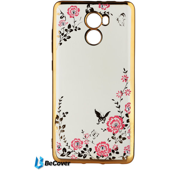 Аксессуар для смартфона BeCover Flowers Series Gold for Xiaomi Redmi 4