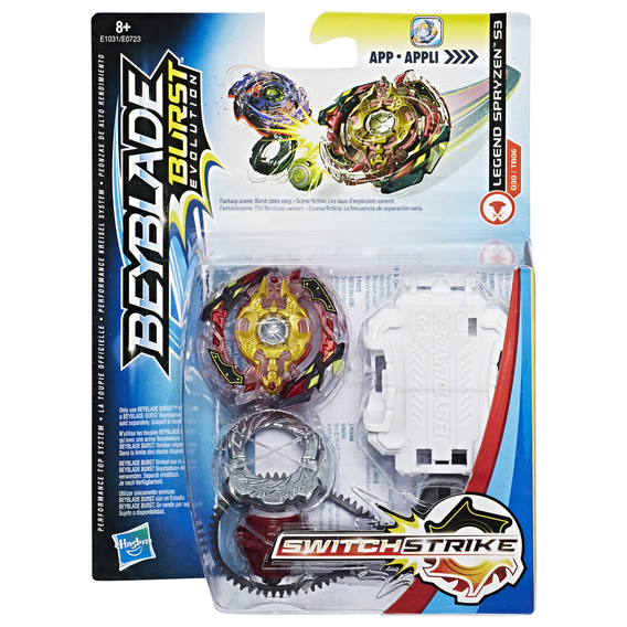 Волчок Hasbro BeyBlade SwitchStrike с пусковым устройством Bey Sst SPRYZEN S3 (E0723_E1031)