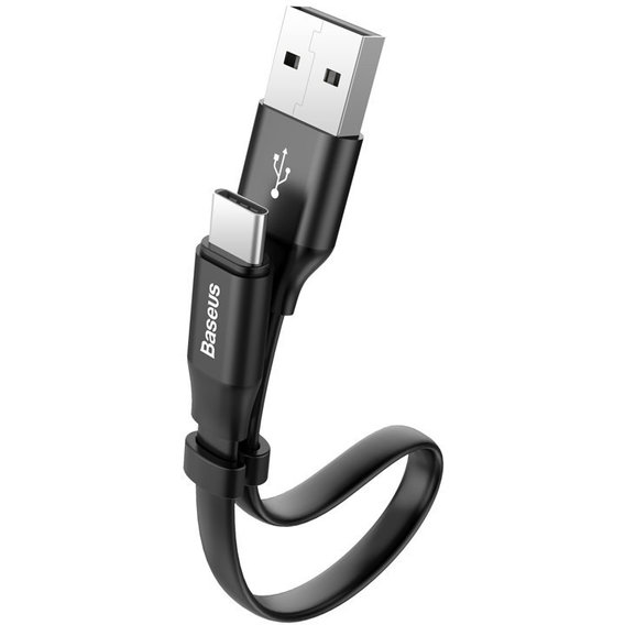 Кабель Baseus USB Cable to USB-C Nimble 23cm Black (CATMBJ-01)