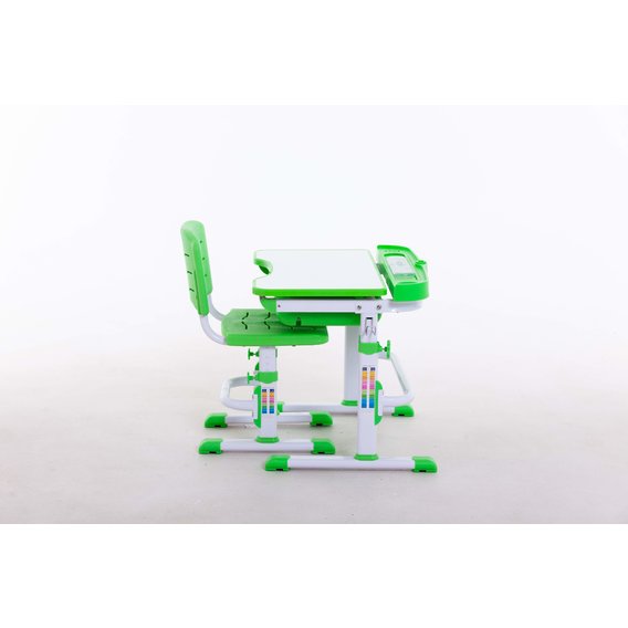 Комплект парта+стульчик Bambi М 7038 Green + подставка для книжек