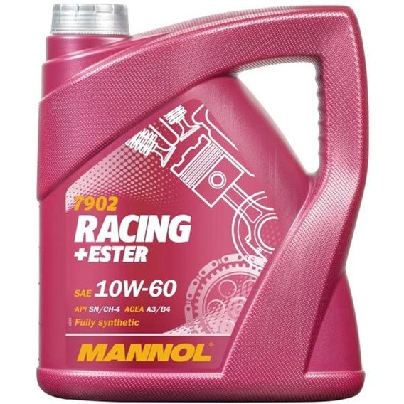 Моторное масло Mannol Racing+Ester 10W-60, 4л (MN7902-4)
