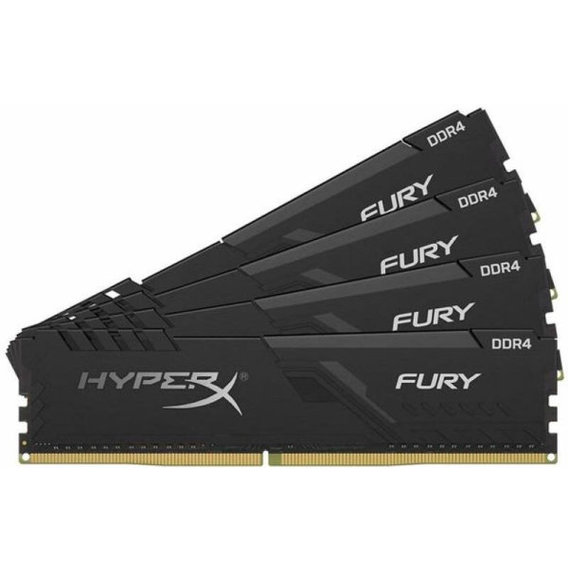 HyperX 64 GB (4x16GB) DDR4 2666 MHz Fury Black (HX426C16FB3K4 / 64)
