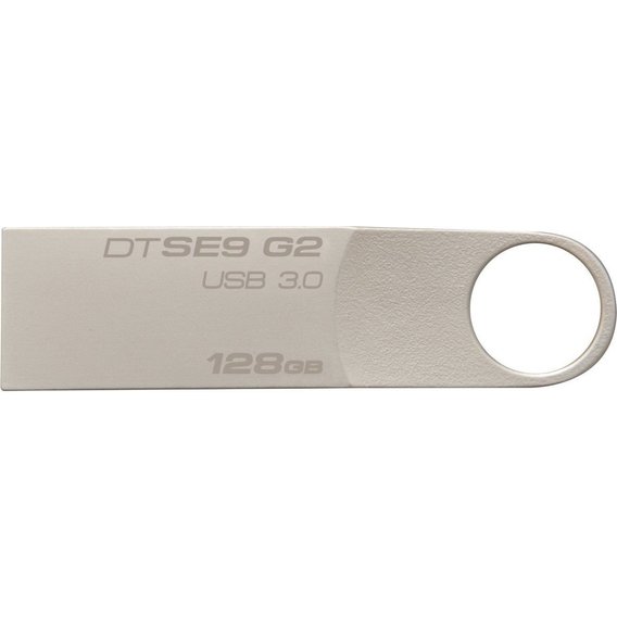 USB-флешка Kingston 128GB DataTraveler SE9H G2 USB 3.0 Silver (DTSE9G2/128GB)