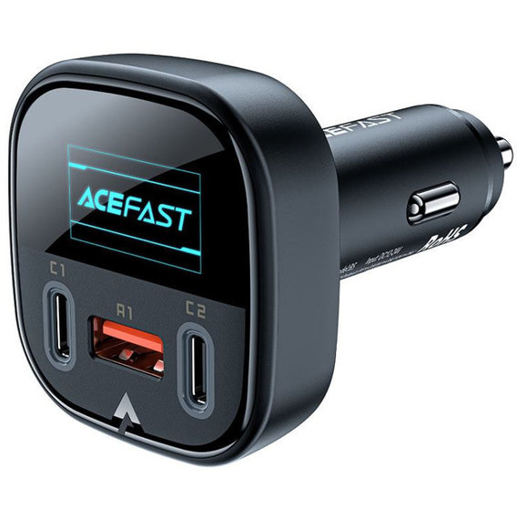 Зарядное устройство Acefast Car Charger USB+2xUSB-C B5 101W (Black)