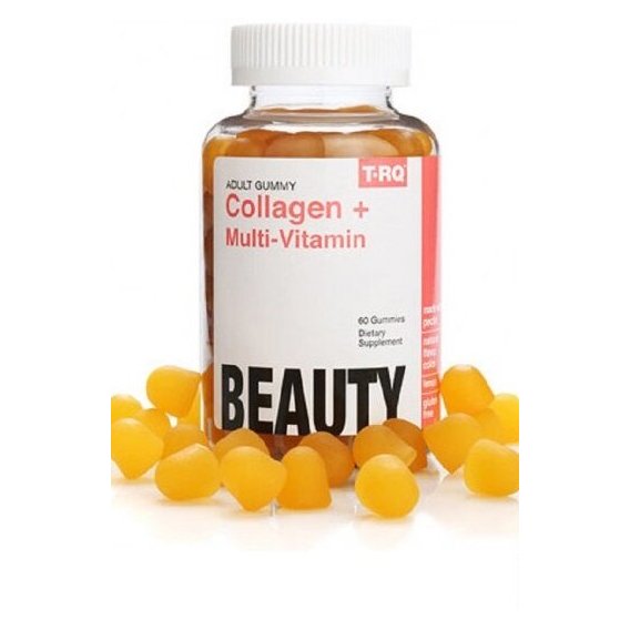 

T-RQ Collagen Multivitamin Коллаген с мультивитаминами со вкусом фруктов 60 жевательных конфет
