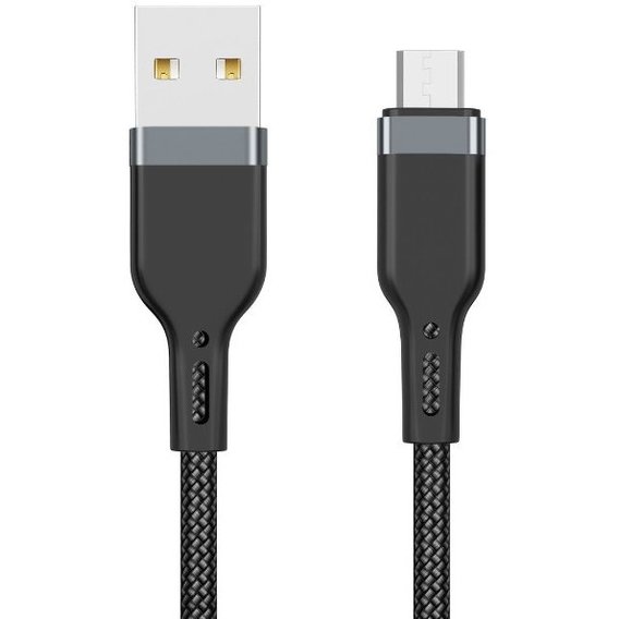 Кабель WIWU Platinum Series USB Cable to microUSB 1.2m Black
