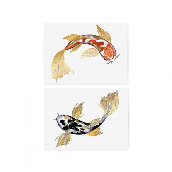 Временные тату TATTon.me Gold Fish Set (TSGoldFish)