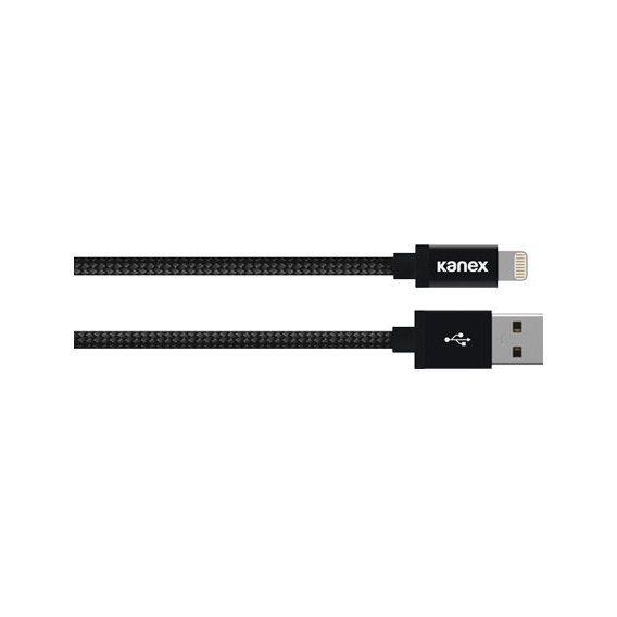 Кабель Kanex USB Cable to Lightning Premium DuraBraid 2m Matte Black (K157-1132-MB6F)