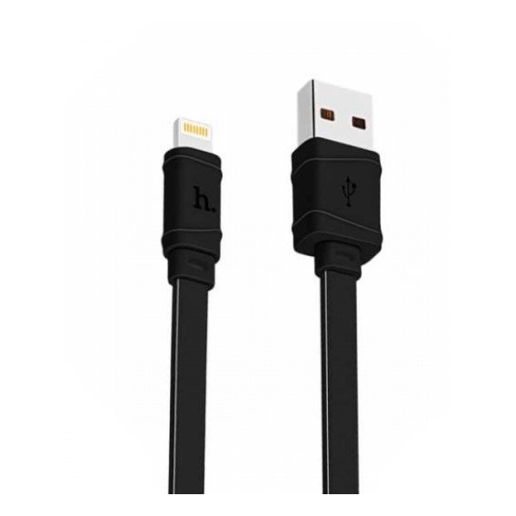 Кабель Hoco USB Cable to Lightning X5 Bamboo 1m Black
