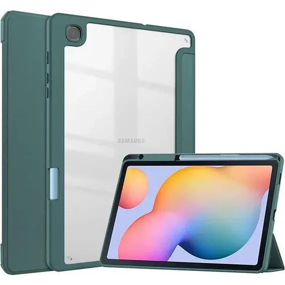 Аксессуар для планшетных ПК BeCover Case Book Soft Edge with Pencil mount Dark Green for Samsung Galaxy Tab S6 Lite 2024 P620/P625/P627 (710838)