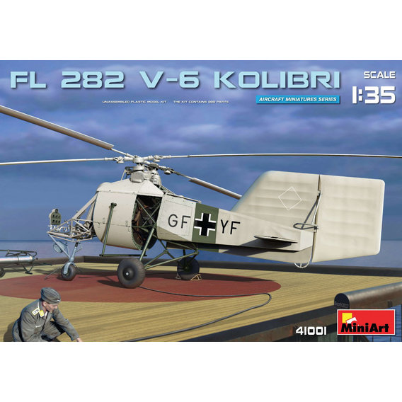 Сборная модель MiniArt Вертолет FL 282 V-6 "Kolibri" (MA41001)