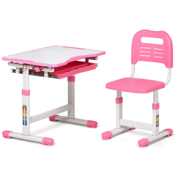 Комплект парта + стул трансформеры Sole Pink-s FUNDESK