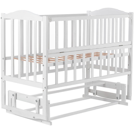 Детская кроватка Babyroom Зайчонок маятник ZL-201 белая (624700)