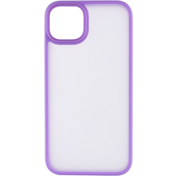 Аксессуар для iPhone Mobile Case TPU+PC Metal Buttons Lilac for iPhone 15