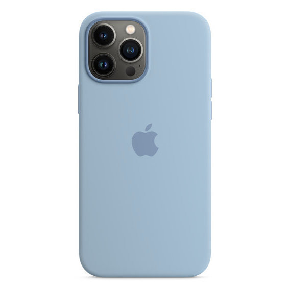 Аксессуар для iPhone Apple Silicone Case with MagSafe Blue Fog (MN693) for iPhone 13 Pro Max