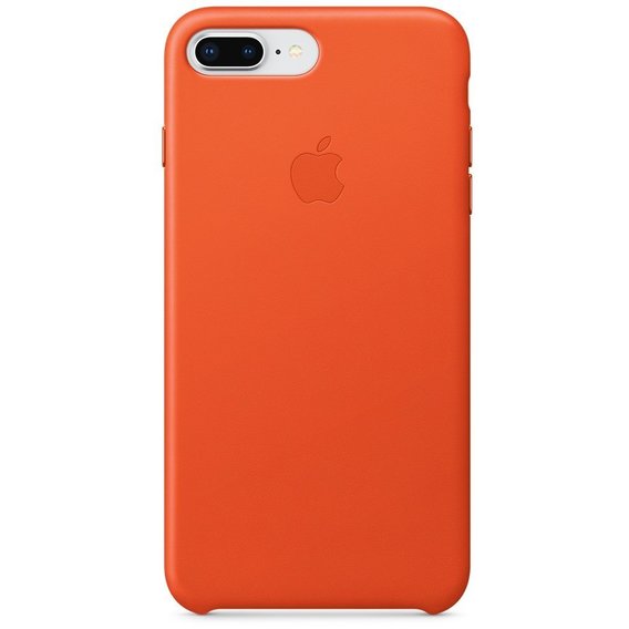 Аксессуар для iPhone Apple Leather Case Bright Orange (MRGD2) for iPhone 8 Plus/iPhone 7 Plus