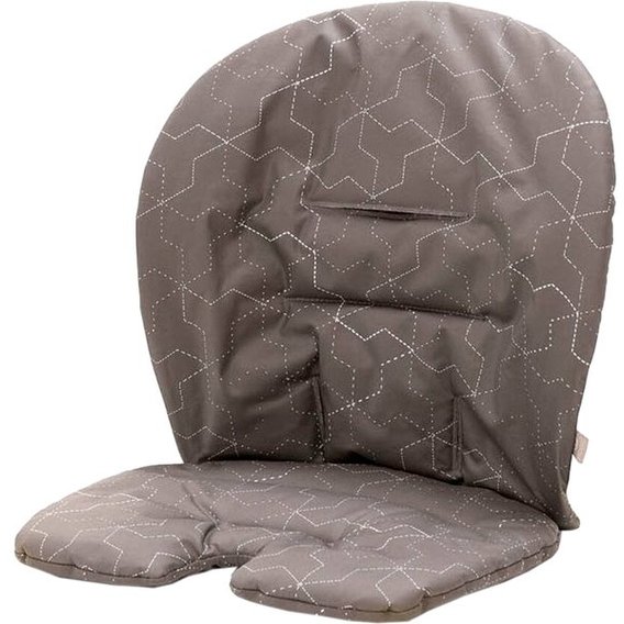 Текстиль Stokke Baby Set для стульчика Steps, Geometric Grey, коричневый (349910)