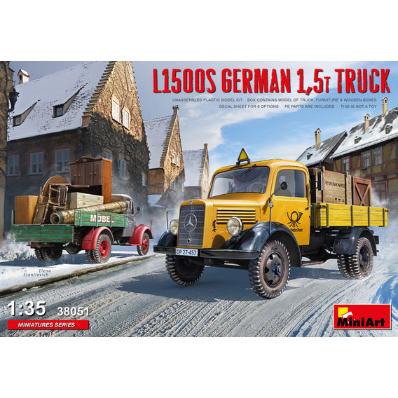 Німецька вантажівка MINIART 1,5 т L1500S