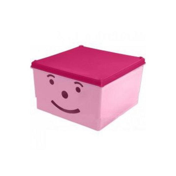 Ящик для игрушек Tega Smile BQ-007 light pink