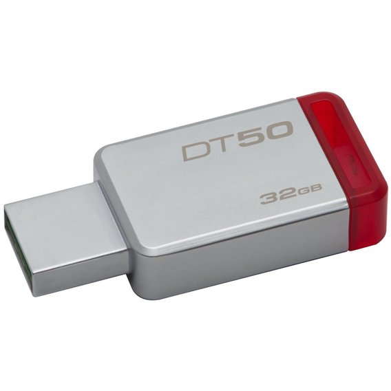 USB-флешка Kingston 32GB DataTraveler 50 USB 3.0 Metal/Red (DT50/32GB)