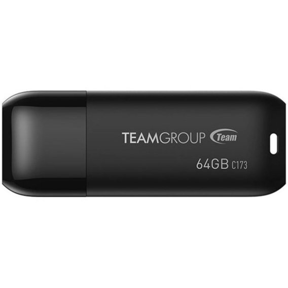 USB-флешка Team 64GB C173 USB 2.0 Pearl Black (TC17364GB01)