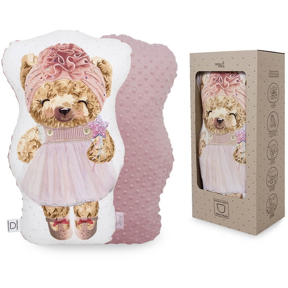 Подушка Ceba baby Cuddie Fluffy Puffy Poly розовая для девочки (50 W-852-132-681)