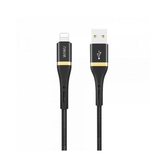 Кабель WIWU Elite Series USB Cable to Lightning 1.2m Black (ED-100)