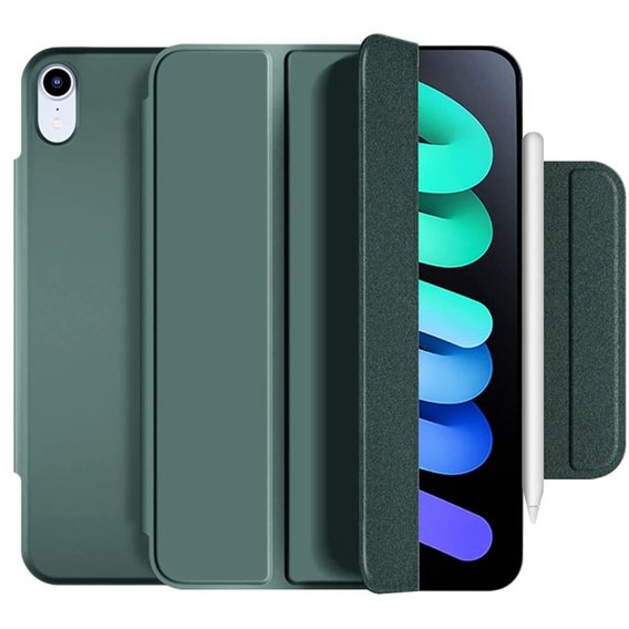 Аксессуар для iPad BeCover Case Book Magnetic Buckle Dark Green (706826) for iPad mini 6 2021