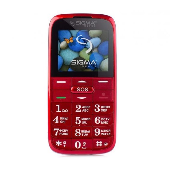 Мобильный телефон Sigma mobile Comfort 50 Slim Red (UA UCRF)