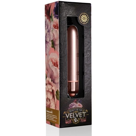 Вибратор Rocks Off RO-90mm Touch of Velvet Rose Blush