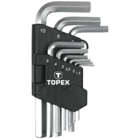 Набор шестигранных ключей Topex 35D955