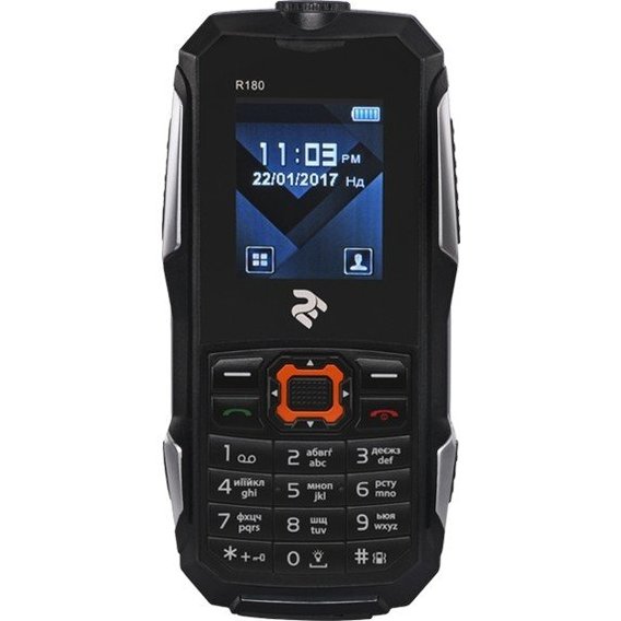 Мобильный телефон 2E R180 Dual Sim Black (UA UCRF)