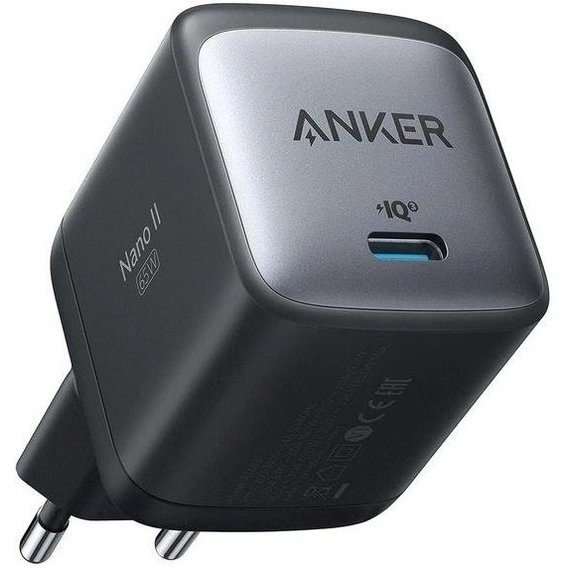 Зарядное устройство ANKER USB-C Wall Charger PowerPort III Nano II 65W Black (A2663G11)
