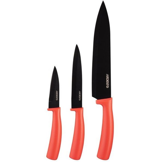 Набор кухонных ножей Ardesto Black Mars 3 предмета (AR2103BR)