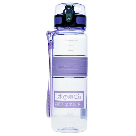 Бутылка для воды UZspace Magic Ion 500мл, Фиолетовый (5025)