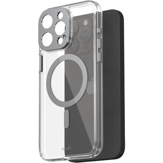 Аксессуар для iPhone Moshi iGlaze Slim Hardshell Case Meteorite Gray (99MO231008) for iPhone 15 Pro Max