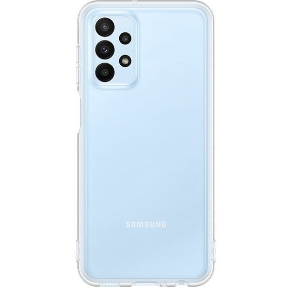Аксессуар для смартфона Samsung Soft Clear Cover Transparent (EF-QA235TTEGRU) for Samsung A235 Galaxy A23