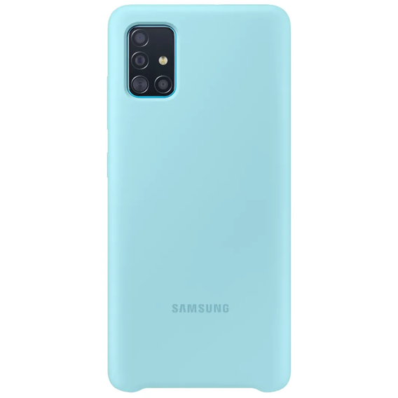 Аксессуар для смартфона Samsung Silicone Cover Blue (EF-PA515TLEGRU) for Samsung A515 Galaxy A51